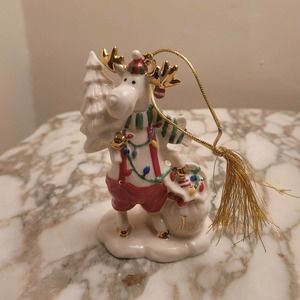 Lenox Annual Moose Ornament 2003 Mooseages Joy 2nd In Series